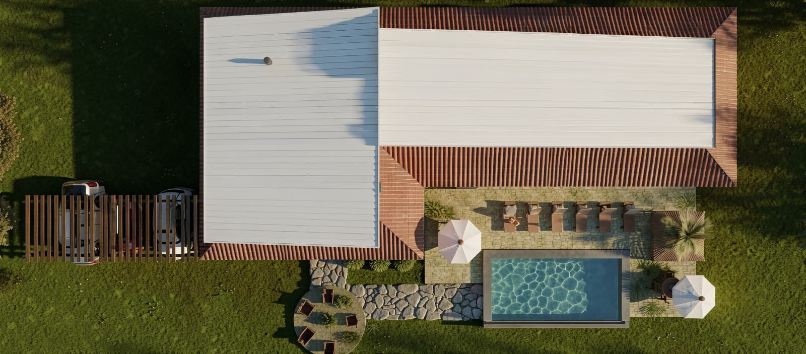 Casa de Campo Contemporânea em Tijolo Ecológico